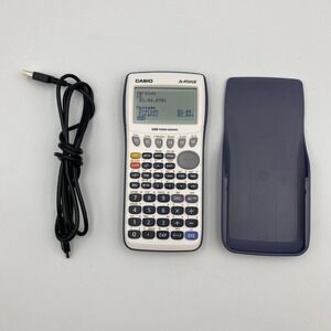 Casio fx-9750GII White Blue‎ Handheld USB Power Graphing & Scientific Calculator